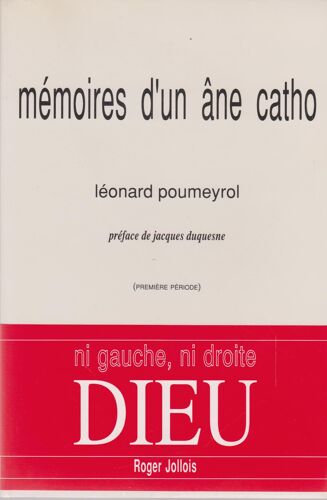 Mémoires D'un Âne Catho - N° 1 - Mémoires D'un Âne Catho