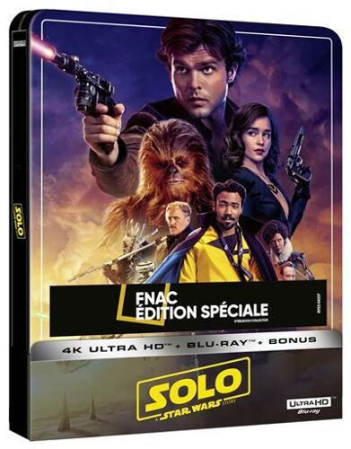 Solo : A Star Wars Story - Édition Spéciale Fnac - Boîtier Steelbook® - Blu-Ray + Blu-Ray Bonus + Digital