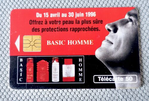 Télécarte Basic Homme. Cosmétiques. Vichy. F636. Gem1. Avril 96. 50 Unités. Télécarte France Télécom