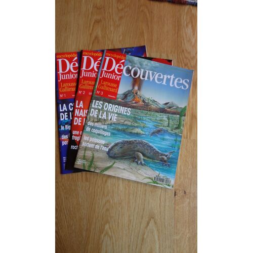 Lot De 3 Découvertes Junior Numéros 1, 2 Et 3
