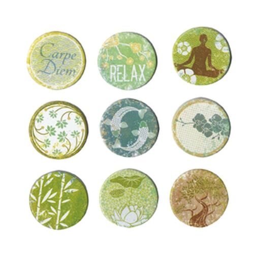 Etiquettes Kraft Rondes Ø 5cm + Fil Métallique 50 Pièces