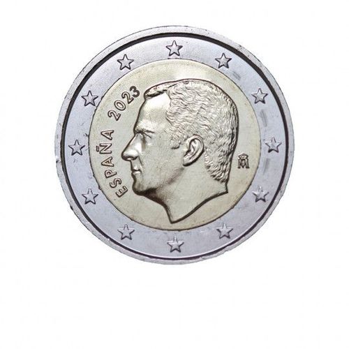 2 Euro Espagne 2023: Effigie Du Roi Philippe Vi - Unc