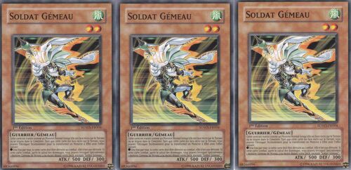 Lot De 3 Cartes Yu-Gi-Oh - Soldat Gemeau - Sdws-Fr004 - 1 Er Edition - L'attaque Des Guerriers -