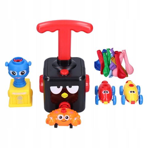 Voiture De Ballon De Puissance D'air D'inertie De Bande Dessinée D'enfants