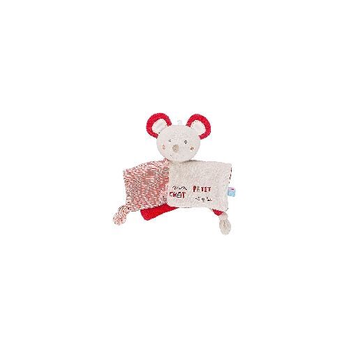 Sucre D'orge - Doudou Poupée Doumou Petite Souris Rouge Sucre D'orge