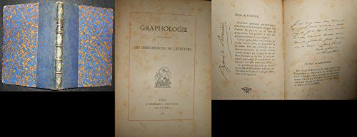 Graphologie. Les Indiscrétions De L'écriture.