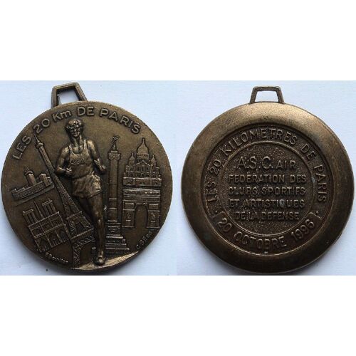 Medaille 20km De Paris 1996