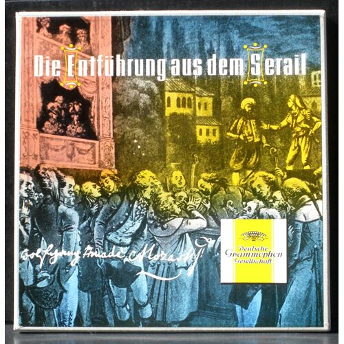 Mozart Die Entführung Aus Dem Serail / Enlèvement Fricsay 54 Stader Streich Haefliger Wantin... Dgg Alle Hersteller Lpm 18184/5