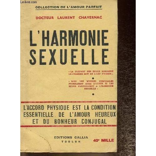L Harmonie Sexuelle (Collection De L Amour Parfait)