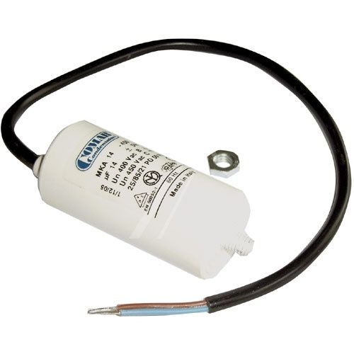 Condensateur 14mf Pour Lave Linge Thomson  - Bf48 - 9210030b5(Brandt) - Bfc40 - 9210013b5(Brandt) - Bfc41 - 9210029b5(Brandt) - Exacta500 - 9210005i3 - Swf450pt - 9210002f3 - Tf49 - 9210018f7 - Tmf400 - 9210023f7 - Tmf450 - 9210024f7 - Tmf500hc - 921