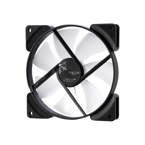 Fractal Design Prisma AL-14 - Ventilateur châssis - 140 mm - noir, blanc semi-opaque