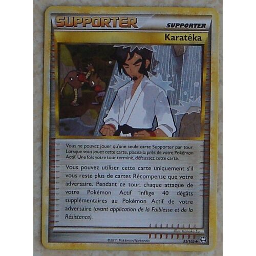 Carte Pokemon Karatéka 85/102 - Supporter - Heartgold Soulsilver Triomphe 2011