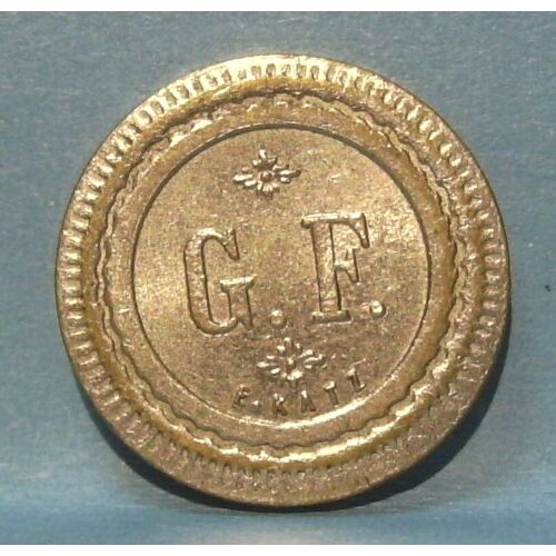 Jeton 50c À Consommer - Lettres G.F. - E.Katz
