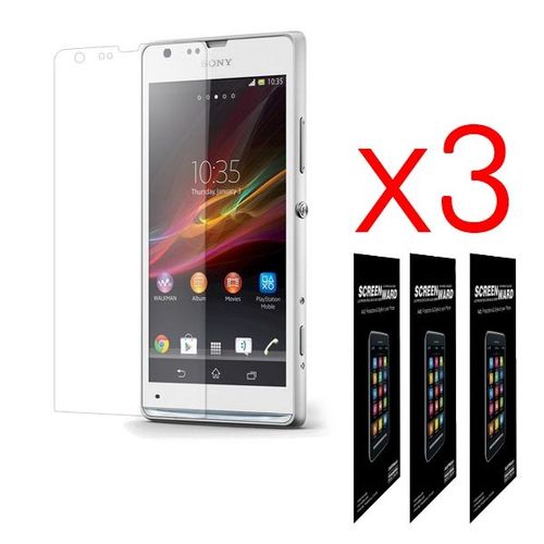 Acce2s - Lot 3 Films Protection Ecran Transparent Pour Sony Xperia Sp