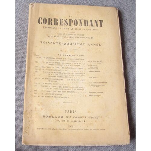 Le Correspondant N°896