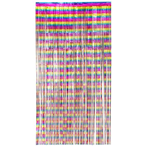 Rideau Scintillant Arc-En-Ciel 200 X 100 Cm
