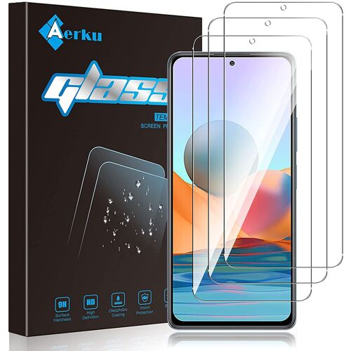 Verre Trempe Xiaomi Redmi Note 10 Pro 5G, Protection ecran Durete 9H Vitre Trempe Film Protection ecran Ultra Resistant [Transparente] [3 Pi¿¿ces]