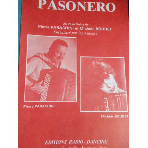 Pasonero . Paso Doble . Accordeon . Parachini. Boudet. Edition Radio Dancing