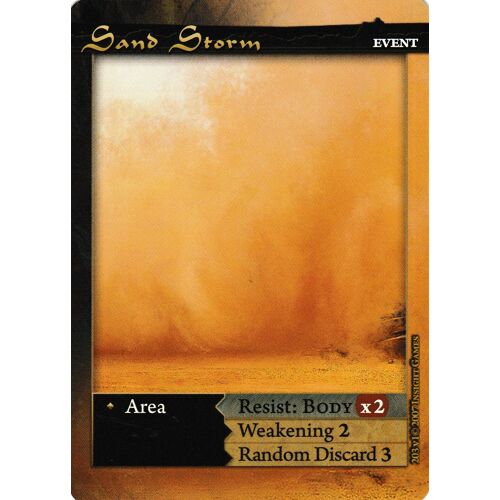 Carte Corunea Role Card Game Sand Storn 203 V1 Vo
