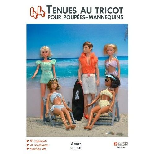 44 Tenues Au Tricot Pour Poupées-Mannequins