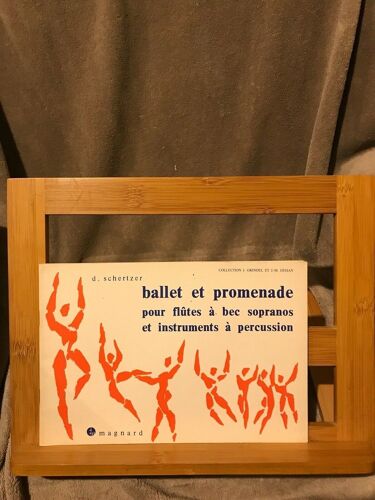 D. Schertzer Ballet Et Promenade Partition Flûtes A Bec Sop. Percussion Magnard