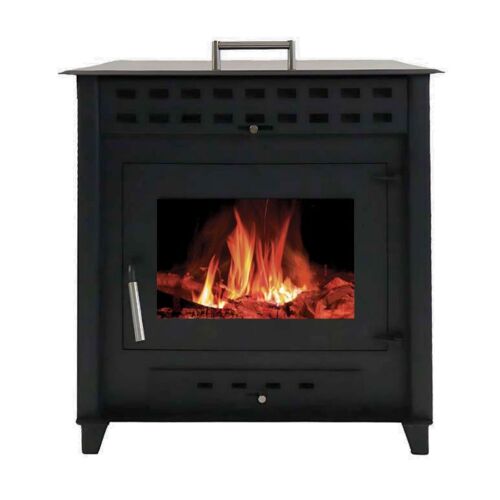 POÊLE À BOIS NOA 9 | BÛCHES 50CM - Noir