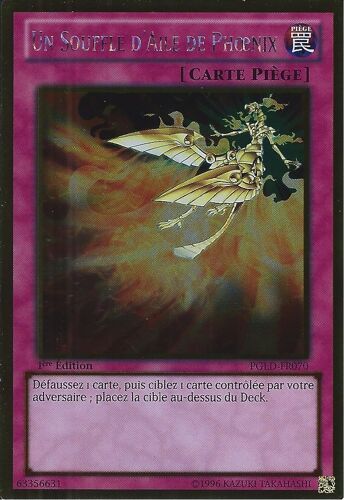 Un Souffle D'aile De Phoenix Pgld-Fr070 Gold - Yu-Gi-Oh !