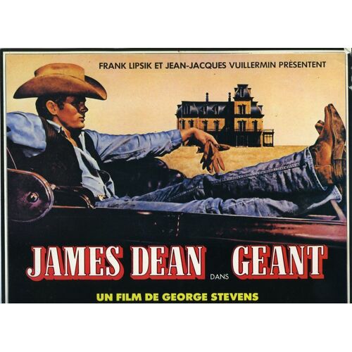 Géant, Synopsis Dépliant, George Stevens, James Dean, Elizabeth Taylor, Rock Hudson, Carroll Baker