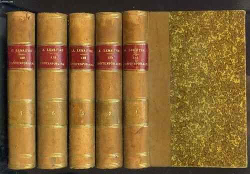 Les Contemporains. Etudes Et Portraits Litteraires. Series 1, 3, 5, 6 Et 7.