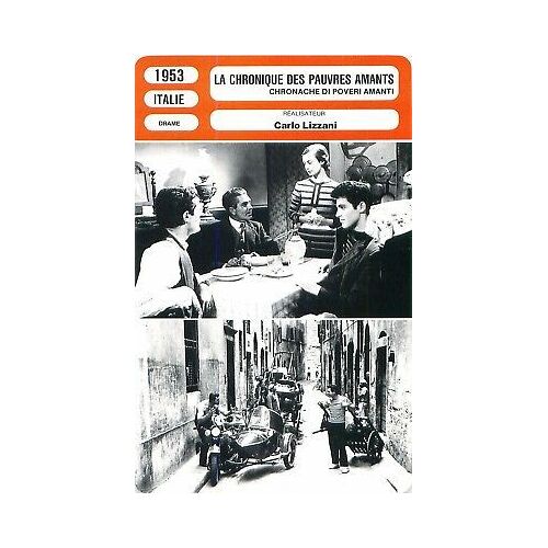 Fiche Monsieur Cinema La Chronique Des Pauvres Amants