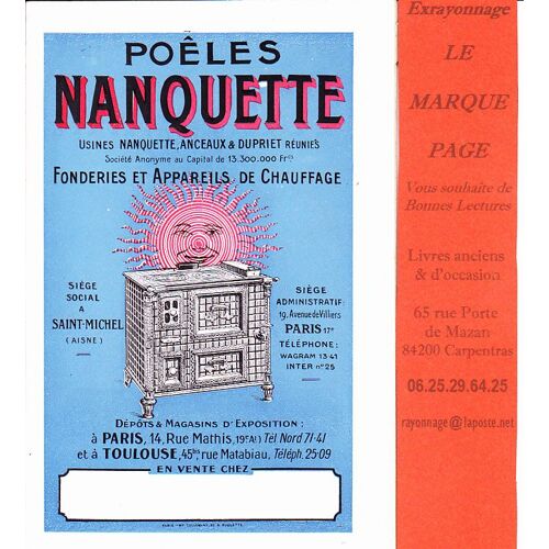 Catalogue Poeles Nanquette 1926