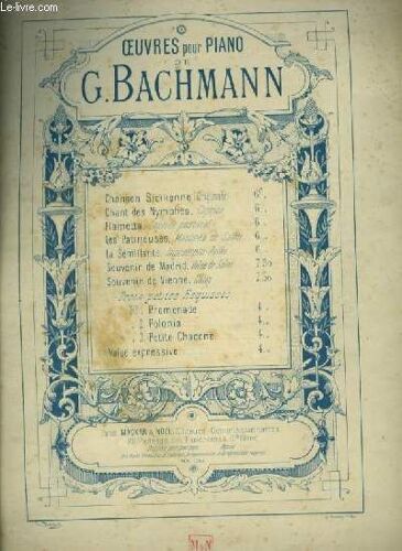 Petit Chaconne - Esquisse N°3 : Pour Piano.