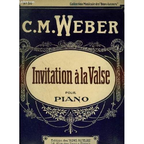 Invitation A La Valse - Pour Piano.