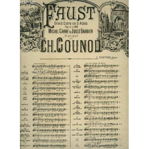 Faust - N°19 : Scene De L'eglise - Pour Piano Et Chant Avec Paroles.
