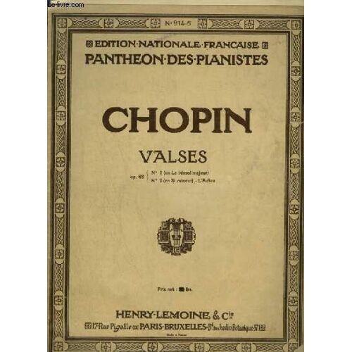 Valses - Op. 69 : En La Bemol Majeur + En Si Mineur - L'adieu.