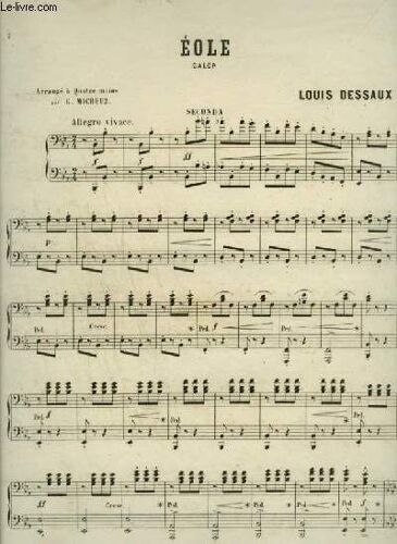 Eole - Galop Pour Piano A 4 Mains.