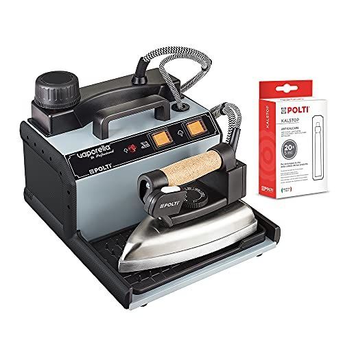 Vaporella 2H Pro Kalstop, fer à repasser à vapeur avec chaudière, bouchon de sécurité, 3 bars, 20 ampoules de Kalstop incluses,