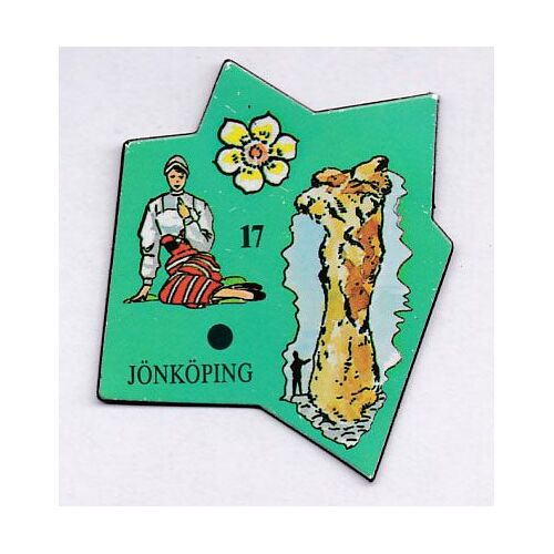 Magnet Le Gaulois : Suède N° 17 Jönköping