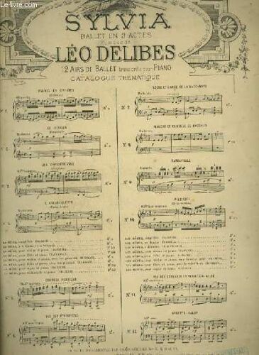 Sylvia - N°10 : Pizzicati - Pour Piano A 4 Mains.