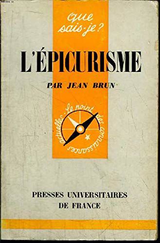 Que Sais-Je? L'épicurisme
