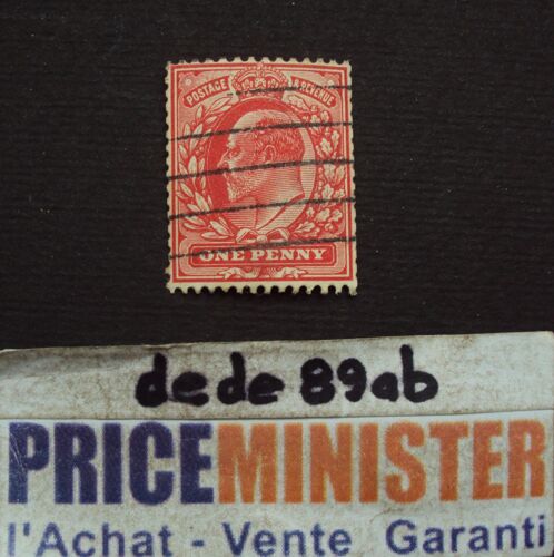 Royaume-Uni..  One Penny . Le Roi Edward V I I (1841-1910) Oblitéré.