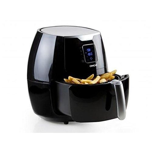 DELIFRYER XXL Friteuse à air chaud Noir/argenté 1,5 kg 5,5 l 80 200 °C 30 min