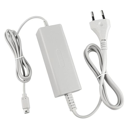 Prise Ue - Manette De Jeu Avec Chargeur Pour Nintendo Wii U, Adaptateur Secteur Pour Contrôleur À Distance
