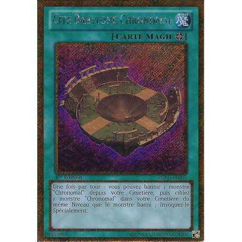 Yu-Gi-Oh! Cité Babylone Chronomal Pgld-Fr008