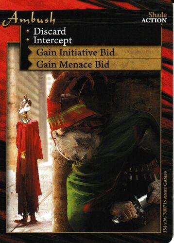 Carte Corunea Role Card Game Ambush 154 V1 Vo