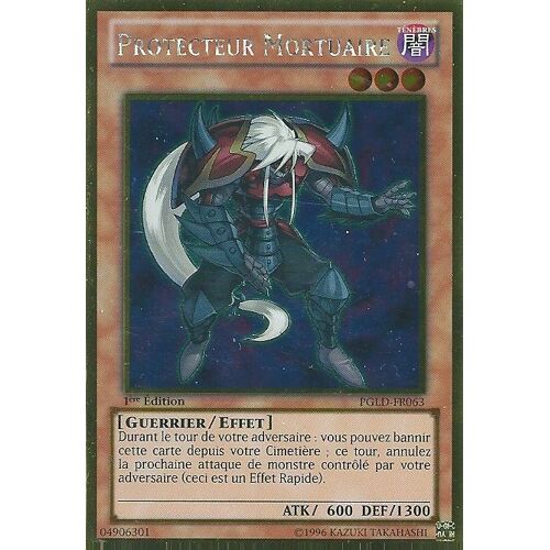 Yu-Gi-Oh! Protecteur Mortuaire Pgld-Fr063 Secret Gold Premium
