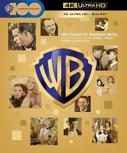 100 Years Of Warner Bros.: Classic Hollywood (1930s-1950s): 5-Film Collection [Ultra Hd] Boxed Set, Uk - Import