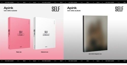 Apink - Self - Random Cover - Incl. 64pg Pop-Up Photobook, Stamp, 2 Photocards, 2 Postcards, Scratch Card + Poster [Compact Discs] Postcard, Photo Book, Photos, Poster, Asia - Import