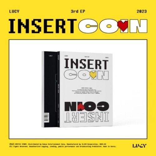 Lucy - Insert Coin - Incl. 112pg Photobook, Folded Poster, Photocard, Standing Photocard, Lucy Coin Card + Sticker [Compact Discs] Photo Book, Photos, Poster, Stickers, Asia - Import