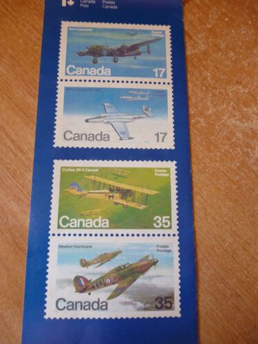"Brochure Philatélique Consacrée Aux Avions Du Canada 1980".
